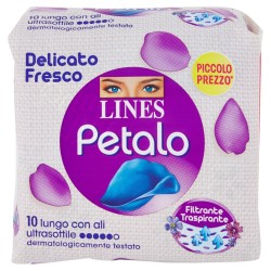 ASSORB.LINES PETALO BLU LUNGO ALI PZ.10