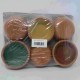 CASAL/ SET 6PZ CIOTOLINE IN TERRACOTTA MULTICOLOR