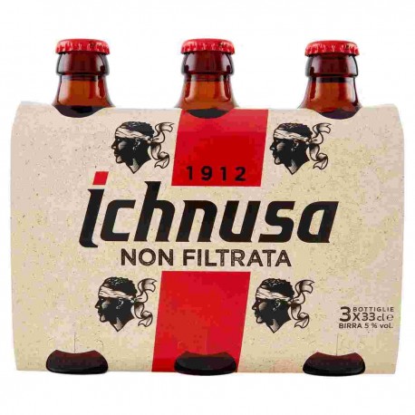 BIRRA ICHNUSA NON FILTRATA CL.33X3