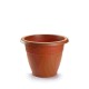 VASO PLASTIC FORTE DA PARETE TERRACOTTA CM.22,5