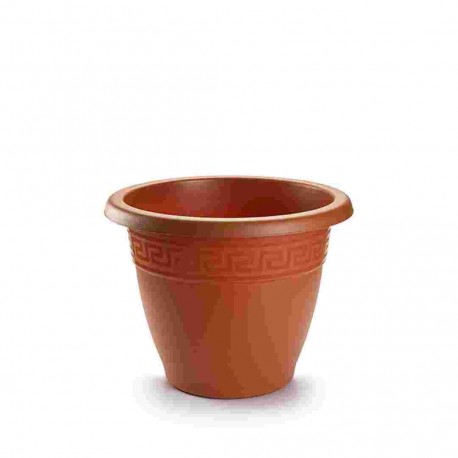 VASO PLASTIC FORTE DA PARETE TERRACOTTA CM.22,5