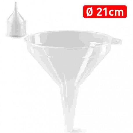 CASAL/IMBUTO PLASTIC FORTE MIS.21 CM. TRASPARENTE