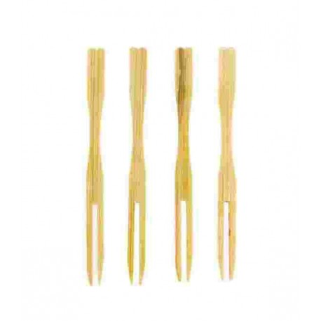 FORCHETTINA DUE PUNTE IN BAMBOO CM.9 PZ.100