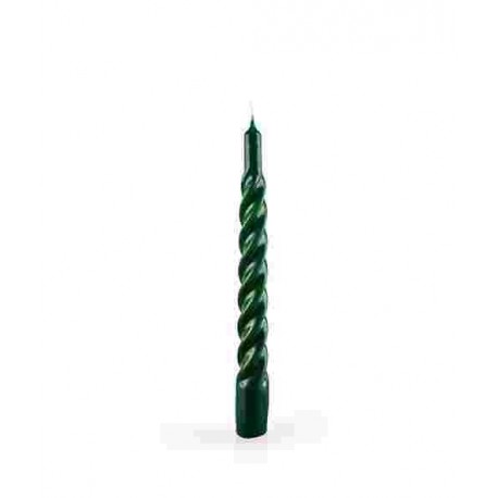 CANDELE VERDE TORTIGL. ATMOSFERA CONF.PZ.2 H.25 CM