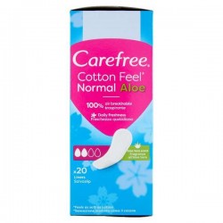 ASSORB.CAREFREE SALVASLIP COTTON ALOE VERA PZ.20