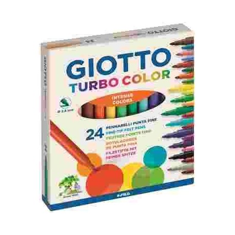 CANCELLERIA GIOTTO COLORI PENNARELLO TURBOC.COL.24