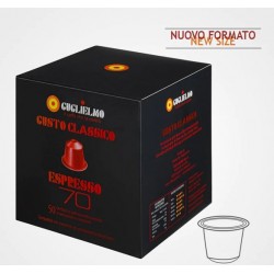 CAPSULE CAFFE C/NESPRESSO GUGLIELMO ROSSO PZ.50