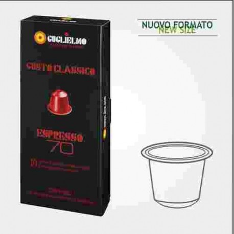 CAPSULE CAFFE C/NESPRESSO GUGLIELMO ROSSO PZ. 10