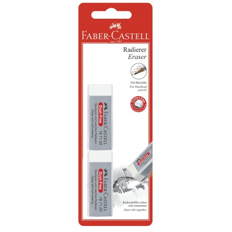 CANCELLERIA GOMMA DUST FREE FABER CASTELL PZ.2