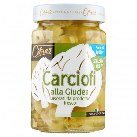 CARCIOFI GIUDEA OLIO C/IODIO VASO CITRES GR.290