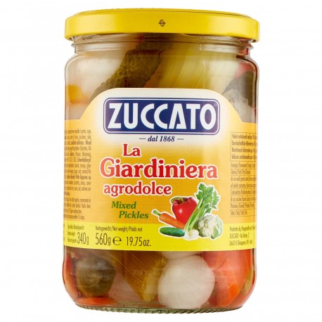 GIARDINIERA ZUCCATO IN AGRODOLCE GR.560