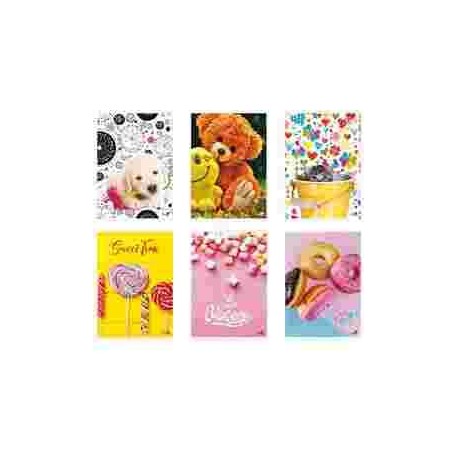 QUADERNO MAXI BAMBINA GR.80 QUADRI 5MM/Q C/M.ELEM