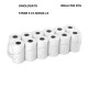 ROTOLI TERMICI OMOL/BIANCO MM.57X15X12A PZ10 P/IML