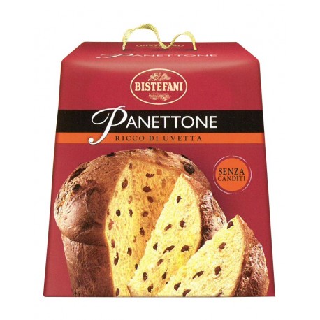 PANETTONE BISTEFANI CON UVETTA S/CANDITI GR.700