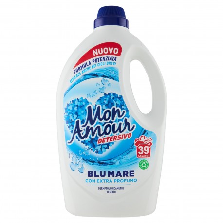 LAVATRICE MON AMOUR LIQUIDO BLU MARE 39 DOSI