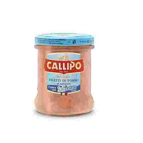 TONNO CALLIPO FILETTI RIS.ORO NATURALE VASO GR.200