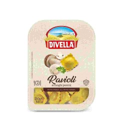 PASTA DIVELLA FRESCA RAVIOLI FUNGHI PORCINI GR250*