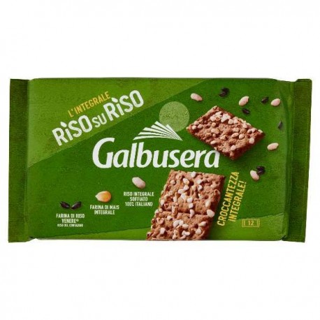 PANE GALBUSERA CRACKER RISO SU RISO INTEGRAL.GR380