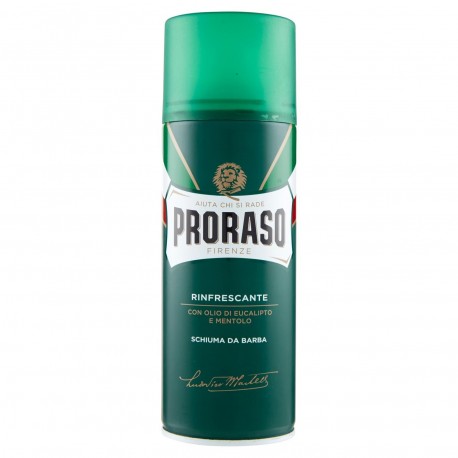 SCHIUMA BARBA PRORASO RINFRESCANTE VERDE ML.400