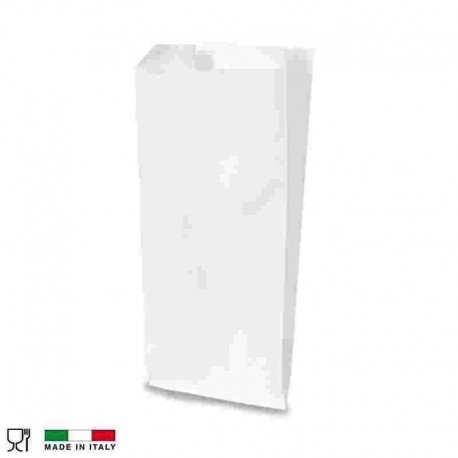 SACCHETTI CARTA KRAFT BIANCO GR.45 17X34 KG.10