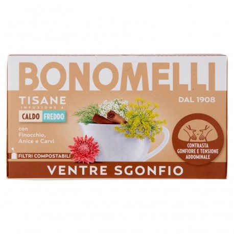 TISANA BONOMELLI VENTRE SGONFIO FILTRI 16