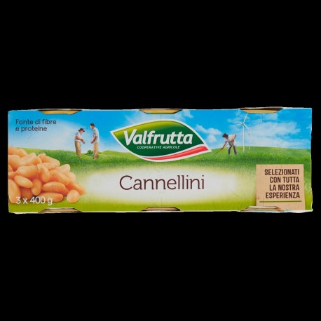 LEG/L.FAGIOLI CANNELLINI VALFRUTTA LAT.GR.400 TRIS