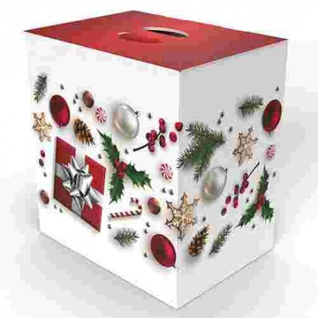 NAT/LE SCATOLA BIANCO NATALE F.TO 33X24X35