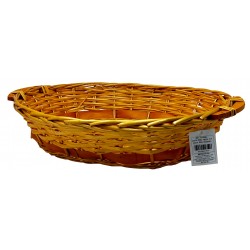 CESTA OVALE MIELE C/FASCIA CM52/56X42H13
