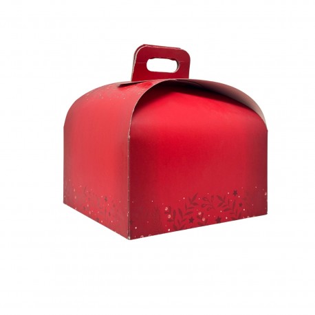 NAT/LE PORTAPANETTONE BASSO GR750 F.22X22X18 ROSSO