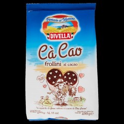 BISC.DIVELLA CACAO AL CACAO (CON STELLINE GR.400