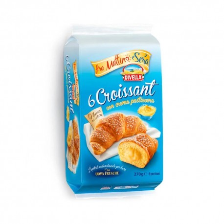 CROISSANT DIVELLA.CREMA PASTICCERA GR.270 CONF.6