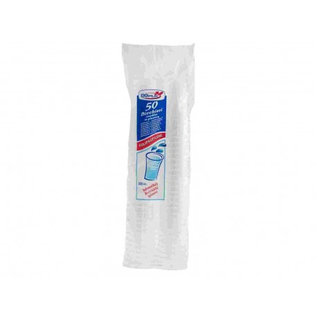 BICCHIERI DOPLA PP. TRASPARENTE ML.350 PZ.50