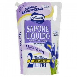 SAPONE LIQ.MIL MIL ECORICARICA TALCO&IRIS LT.2