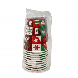 BICCHIERI DOPLA IN CARTA MODERN ML.240 PZ. 10