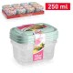 CASAL/CONTENITORE FRIGO PLAST/FORTE SET 3PZ ML.250