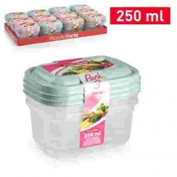 CASAL/CONTENITORE FRIGO PLAST/FORTE SET 3PZ ML.250