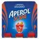 APEROL SODA VETRO ML125X6