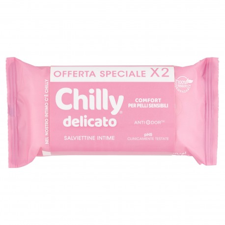 SALVIETTINE INTIME CHILLY DELICATE PZ.12 X 2 CF