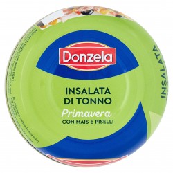 INSALATA DONZELA TONNO/MAIS/PISELLI LATT. GR.230