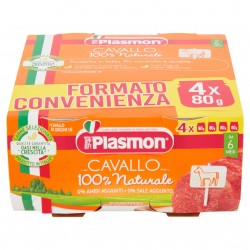 INF.PLASMON OMOGENEIZZATI CARNE CAVALLO GR.80X4