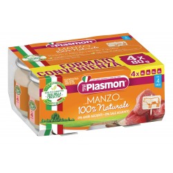 INF.PLASMON OMOGENEIZZATI CARNE MANZO GR.80X4