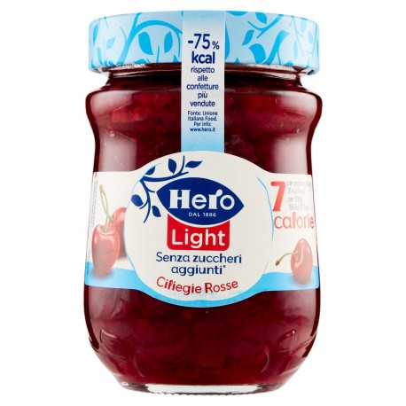 CONFETTURA HERO LIGHT CILIEGIE ROSSE VASO V.GR.280
