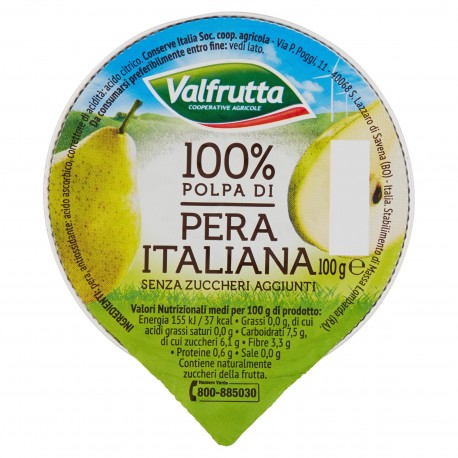 POLPA VALFRUTTA PERA GR.100