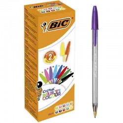 CANCELLERIA PENNA BIC CRISTAL MULTICOLOUR PZ.20