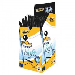 CANCELLERIA PENNA BIC CRISTAL SOFT NERO PZ.50