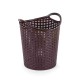 PUL.CESTA P/BIANCHERIA RATTAN 53X36 MARRONE LT35
