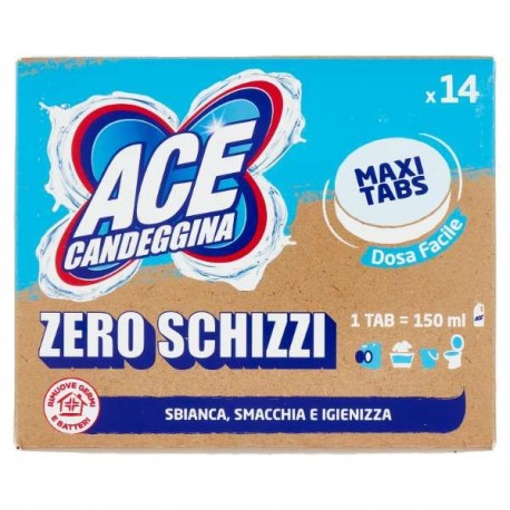 CANDEGGINA ACE TABS ZERO SCHIZZI PZ.14