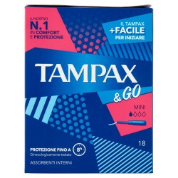 ASSORB.TAMPAX & GO MINI PZ.18