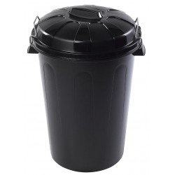 CASAL/BIDONE PLASTIC FORTE NERO LITRI 21