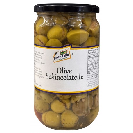 OLIVE IL MEGLIO VERDI SCHIACCIATELLE VASO GR.580